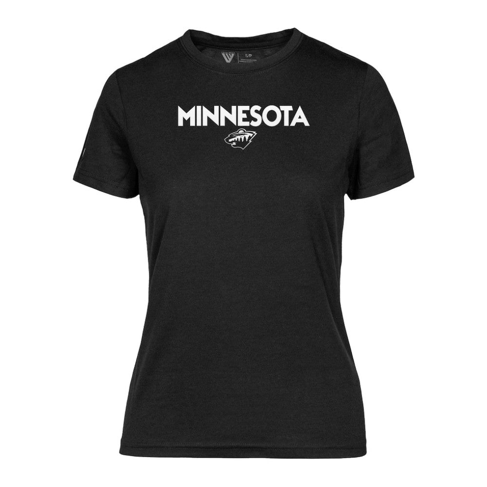 Minnesota Wild - Levelwear Women's Maddox City Capsule T-Shirt Black