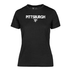 Pittsburgh Penguins Levelwear Women's Maddox City Capsule T-Shirt Black