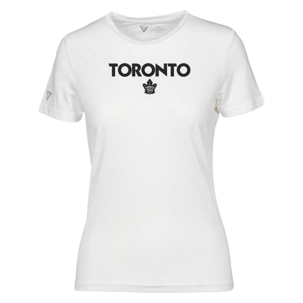 Toronto Maple Leafs - Levelwear Women's Maddox City Capsule T-Shirt White