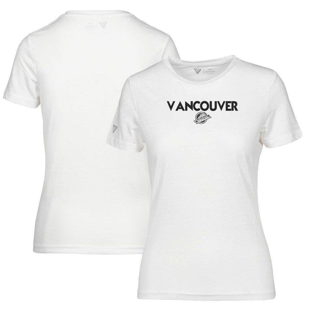 Vancouver Canucks - Levelwear Women's Maddox City Capsule T-Shirt White