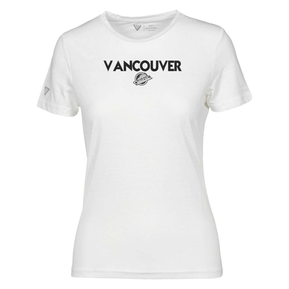 Vancouver Canucks - Levelwear Women's Maddox City Capsule T-Shirt White