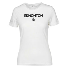 Edmonton Oilers - Levelwear Women's Maddox City Capsule T-Shirt White
