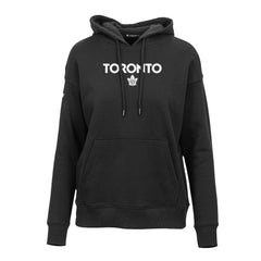 Toronto Maple Leafs - Levelwear Women's Adorn City Capsule Pullover Hoodie Black