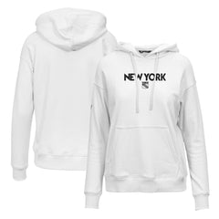 New York Rangers Levelwear Women's Adorn City Capsule Pullover Hoodie White