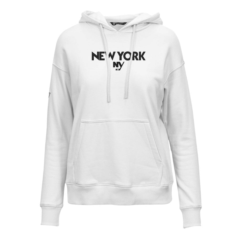 New York Islanders - Levelwear Women's Adorn City Capsule Pullover Hoodie White