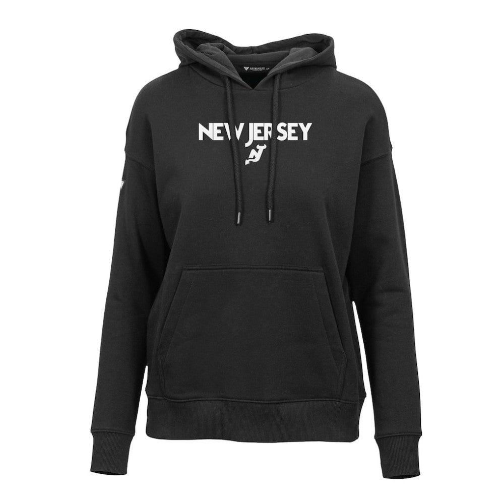 New Jersey Devils - Levelwear Women's Adorn City Capsule Pullover Hoodie Black
