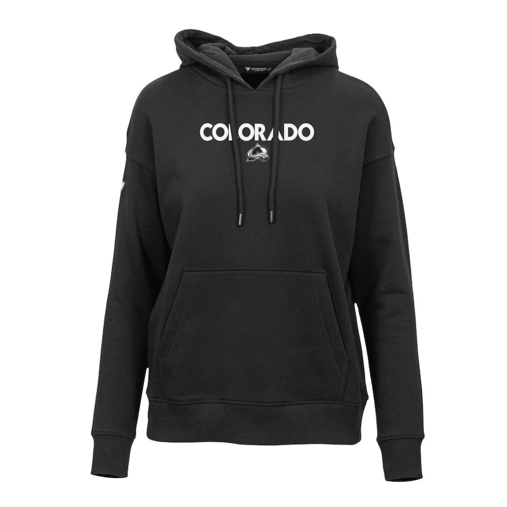 Colorado Avalanche - Levelwear Women's Adorn City Capsule Pullover Hoodie Black