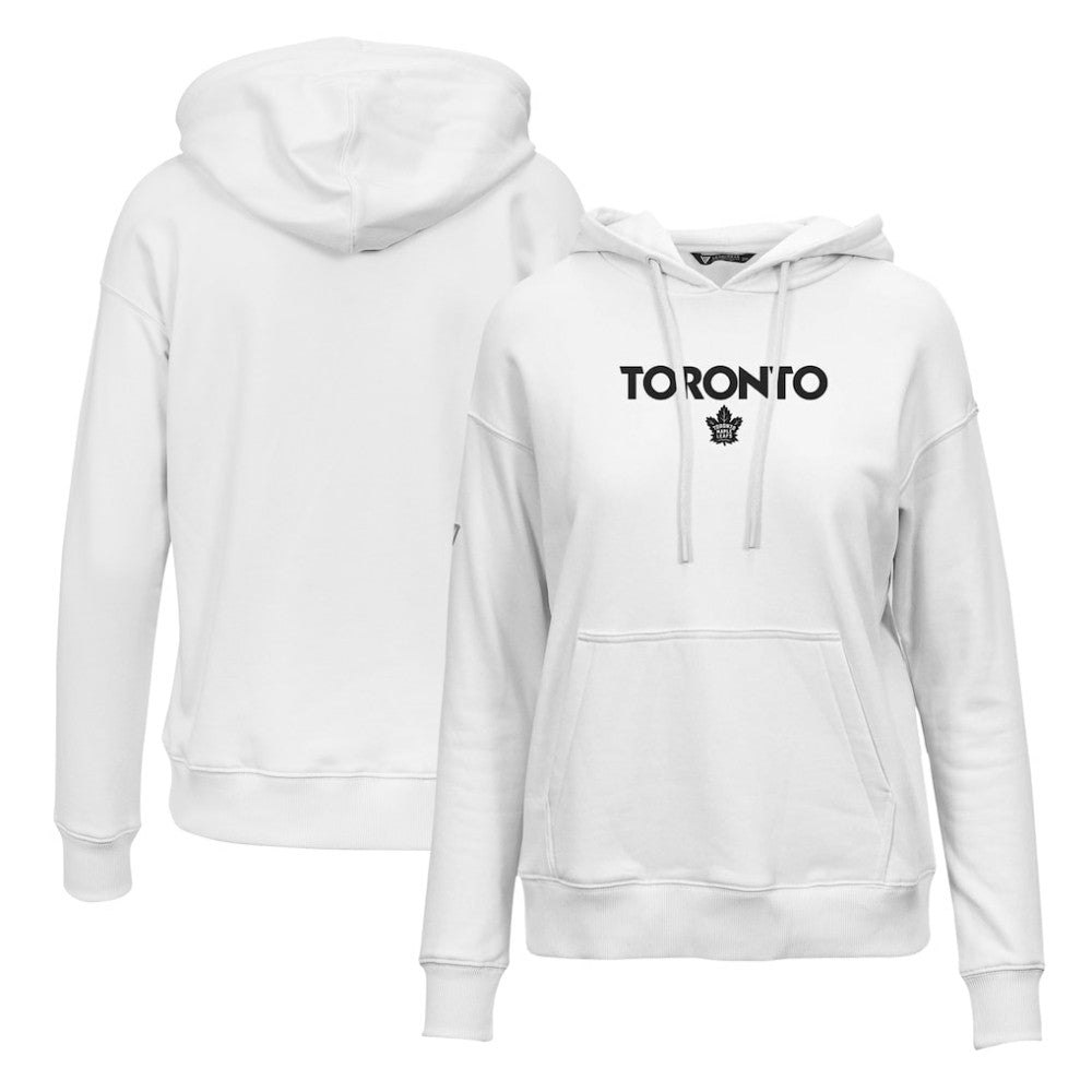 Toronto Maple Leafs - Levelwear Women's Adorn City Capsule Pullover Hoodie White