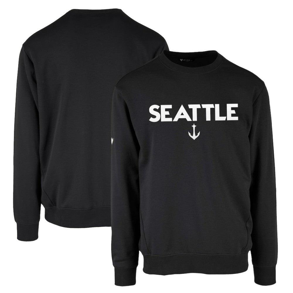 Seattle Kraken Levelwear Zane City Capsule Pullover Sweatshirt Black
