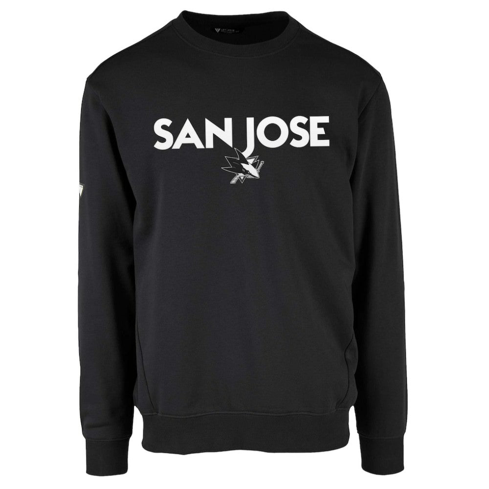 San Jose Sharks - Levelwear Zane City Capsule Pullover Sweatshirt Black