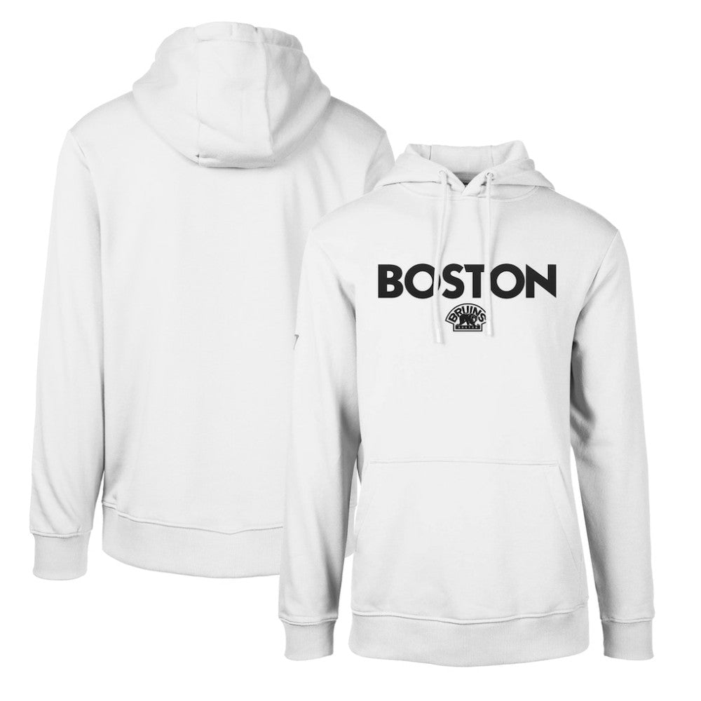 Boston Bruins Levelwear Podium City Capsule Pullover Hoodie White