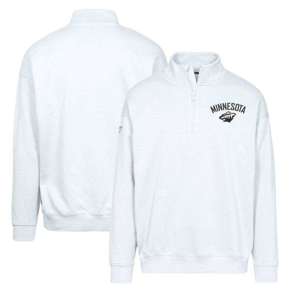 Minnesota Wild - Levelwear Murray City Capsule Quarter-Zip Sweatshirt White