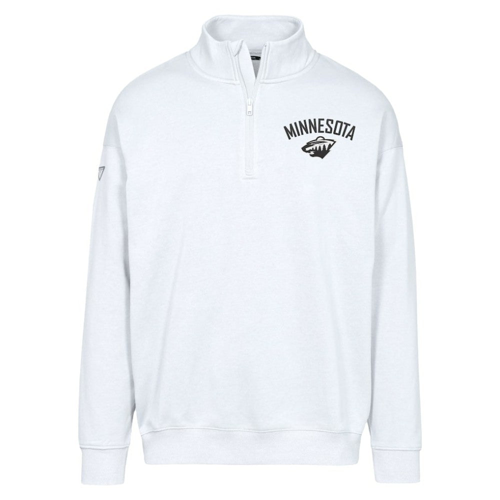 Minnesota Wild - Levelwear Murray City Capsule Quarter-Zip Sweatshirt White