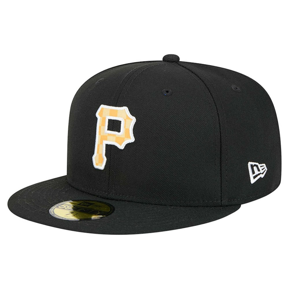 Pittsburgh Pirates New Era Checkered Undervisor 59FIFTY Fitted Hat Sale