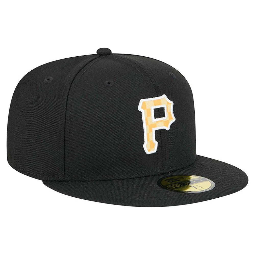 Pittsburgh Pirates New Era Checkered Undervisor 59FIFTY Fitted Hat Sale