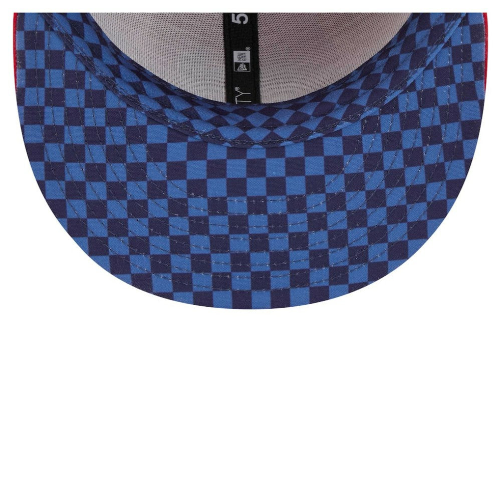 Washington Nationals New Era Checkered Undervisor 59FIFTY Fitted Hat Clearance