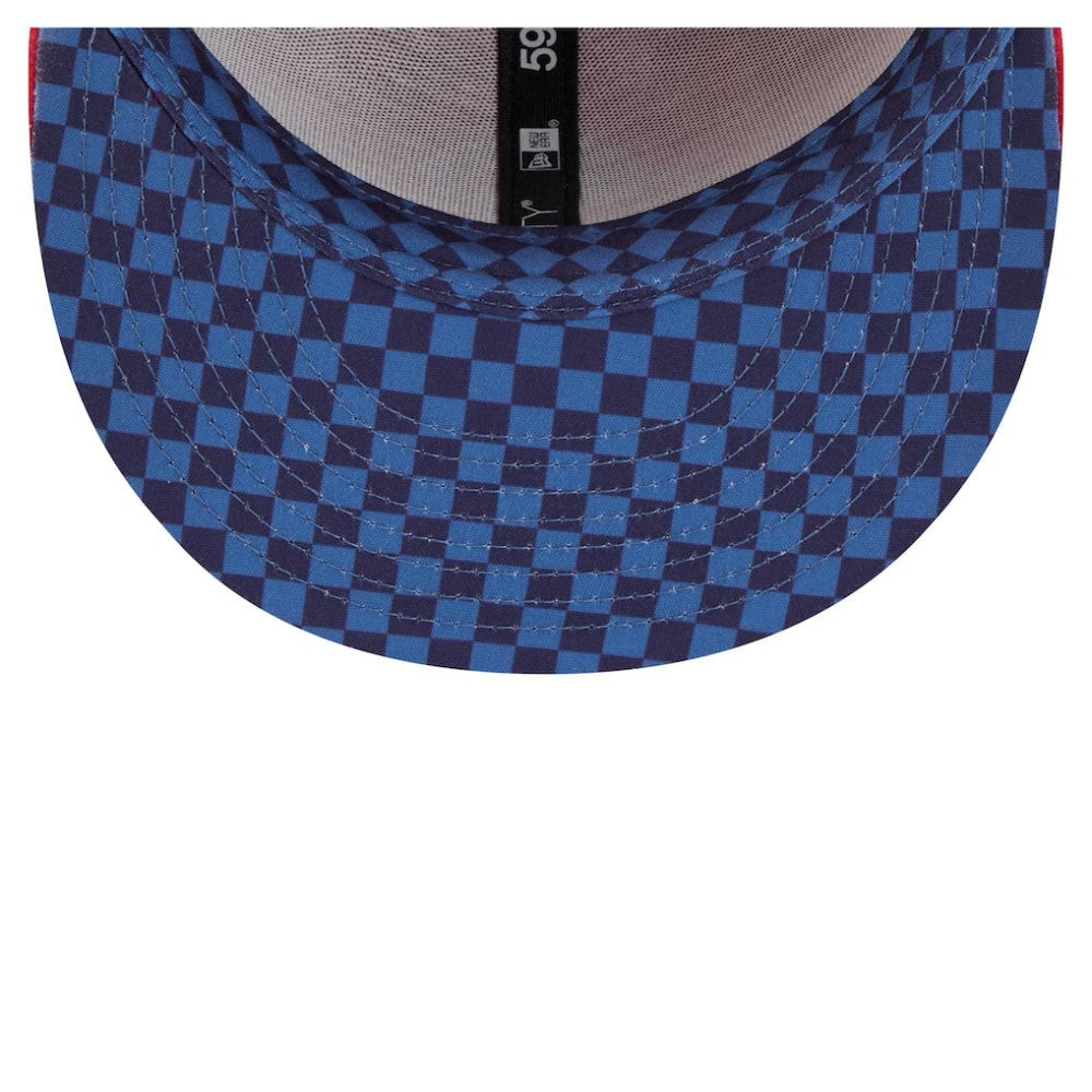Philadelphia Phillies New Era Checkered Undervisor 59FIFTY Fitted Hat Clearance