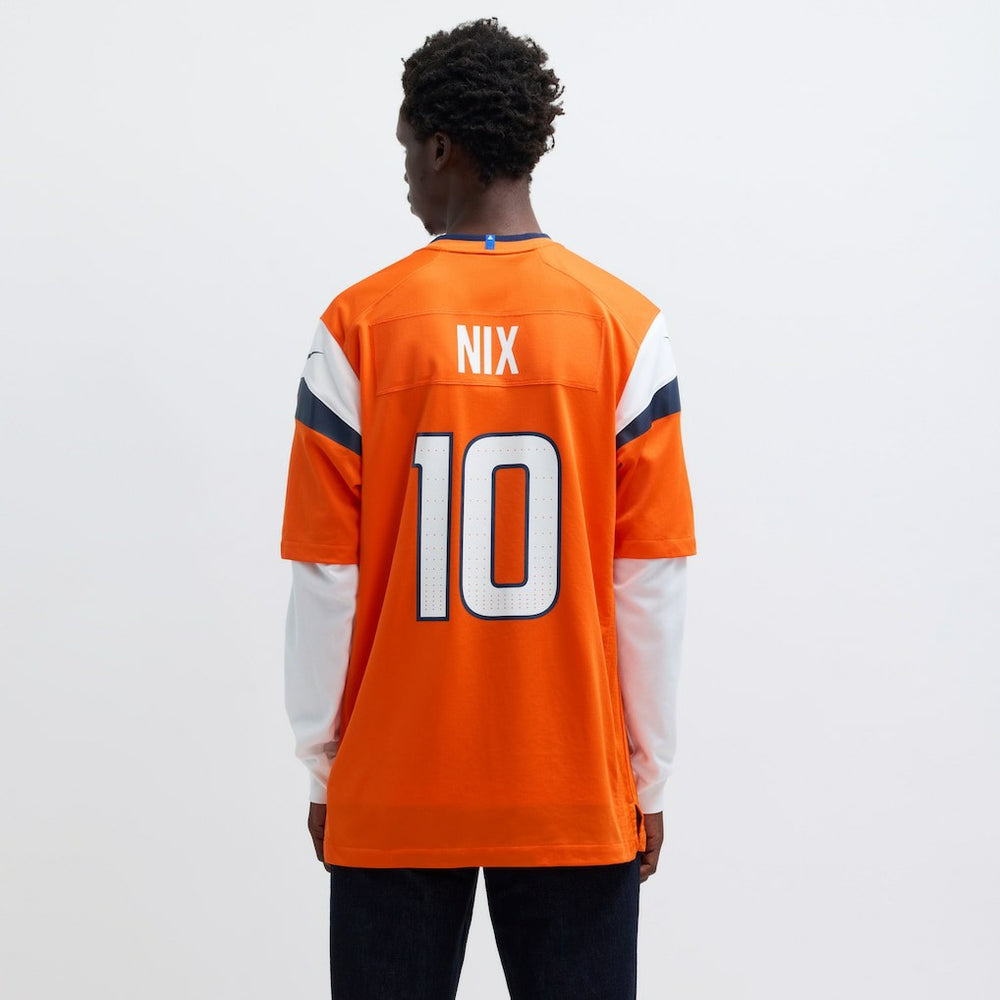 Bo Nix Denver Broncos Player Game Jersey Orange - Nike
