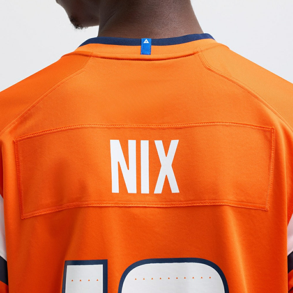 Bo Nix Denver Broncos Player Game Jersey Orange - Nike