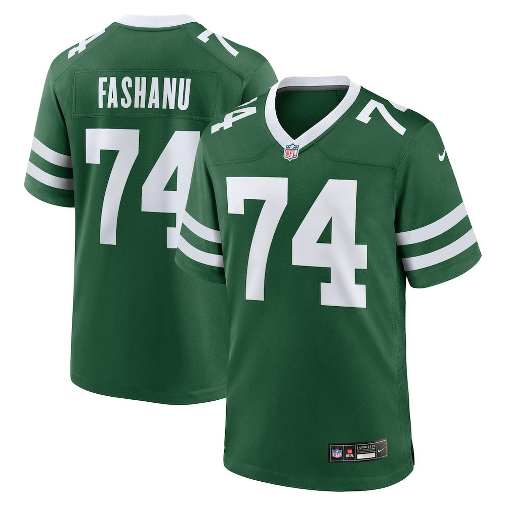 Olu Fashanu New York Jets Player Game Jersey Gotham Green - Nike