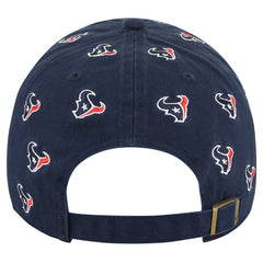 Houston Texans '47 Women's Confetti Clean Up Adjustable Hat Navy - 47 brand