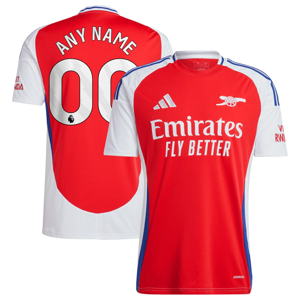 Adidas Arsenal 2024/25 Home Replica Custom Jerseys – Red