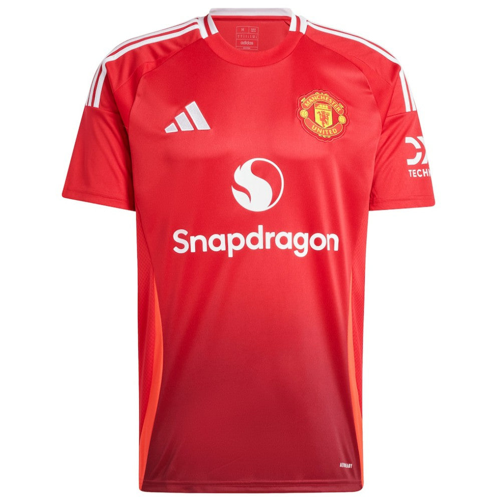 Adidas Manchester United 2024/25 Home Replica Custom Jerseys - Red