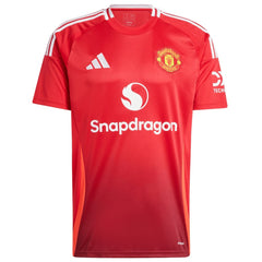 Adidas Manchester United 2024/25 Home Replica Custom Jerseys - Red