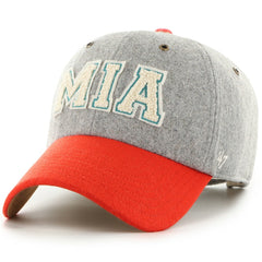 Miami Dolphins Stoney Clover Lane x '47 Unisex Block Clean Up Adjustable Hat Gray/Orange - 47 brand