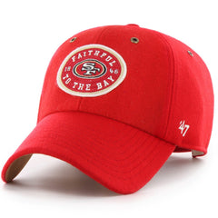 San Francisco 49ers Stoney Clover Lane x '47 Unisex Field Goal Clean Up Adjustable Hat Scarlet - 47 brand