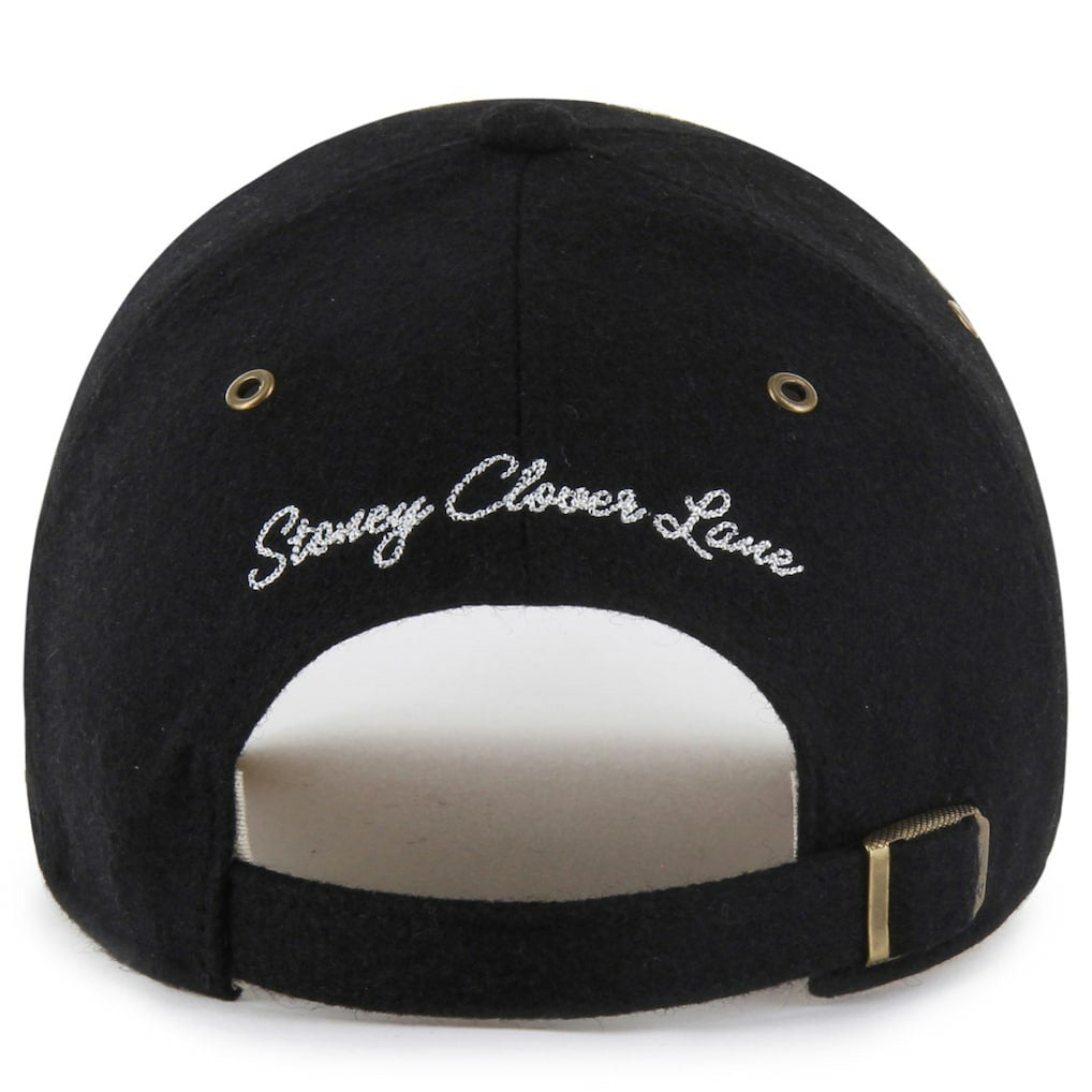 New Orleans Saints Stoney Clover Lane x '47 Unisex Field Goal Clean Up Adjustable Hat Black - 47 brand