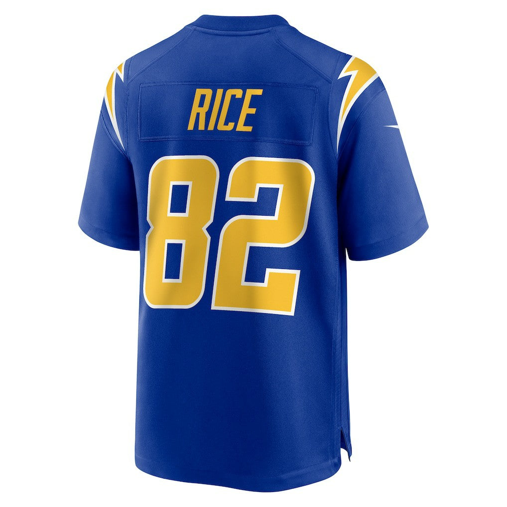 Brenden Rice Los Angeles Chargers 2nd Alternate Game Player Jersey Royal - Nike