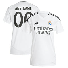 Adidas Real Madrid Women's 2024/25 Home Replica Custom Jerseys - White