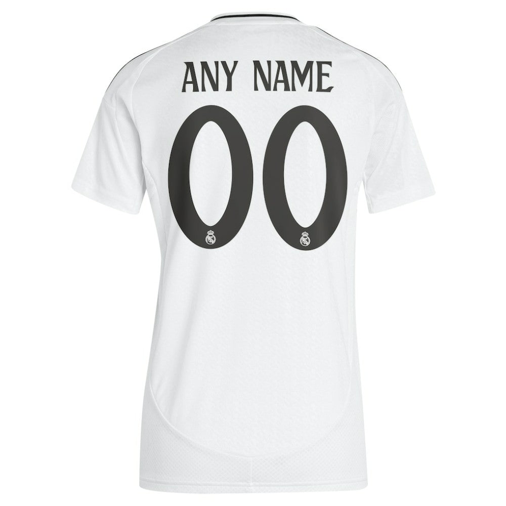 Adidas Real Madrid Women's 2024/25 Home Replica Custom Jerseys - White