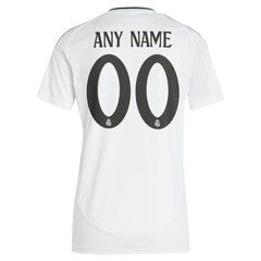 Adidas Real Madrid Women's 2024/25 Home Replica Custom Jerseys - White