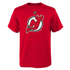 New Jersey Devils - Youth Primary Logo T-Shirt Red