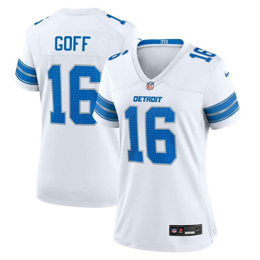Jared Goff Detroit Lions Women's Game Jersey - White | NFL Jerseys