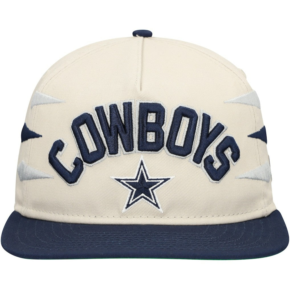 Dallas Cowboys New Era Athletic Golfer Adjustable Hat Stone/Navy - NFL