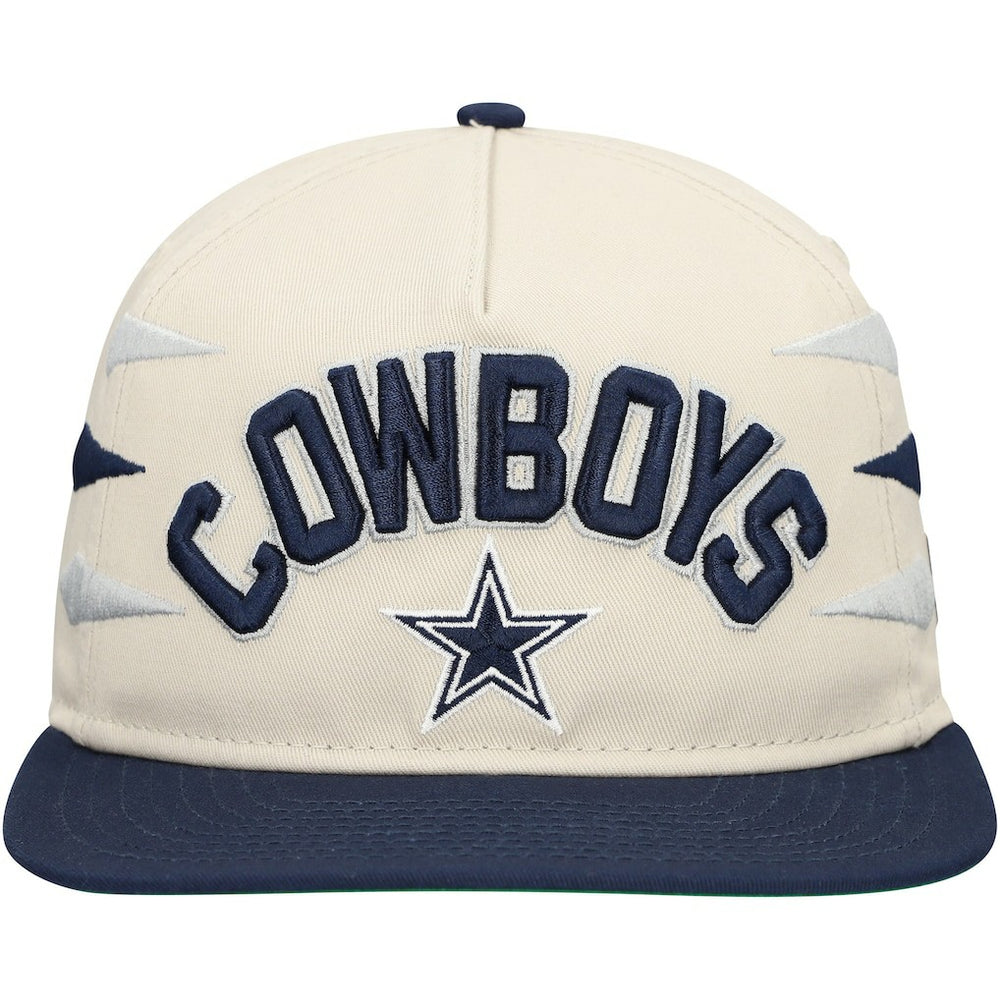 Dallas Cowboys New Era Athletic Golfer Adjustable Hat Stone/Navy - NFL
