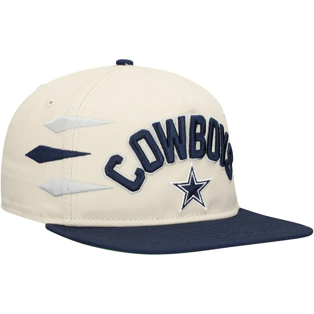 Dallas Cowboys New Era Athletic Golfer Adjustable Hat Stone/Navy - NFL