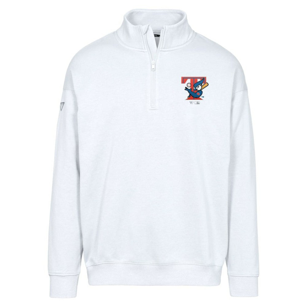 Toronto Blue Jays Levelwear Murray Core Logo Quarter-Zip Pullover Top discount