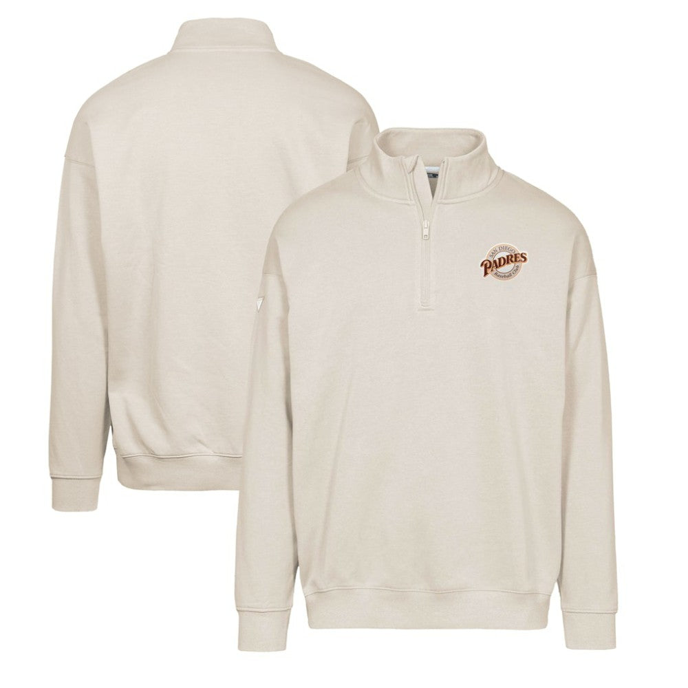 San Diego Padres Levelwear Murray Core Logo Quarter-Zip Pullover Top Clearance