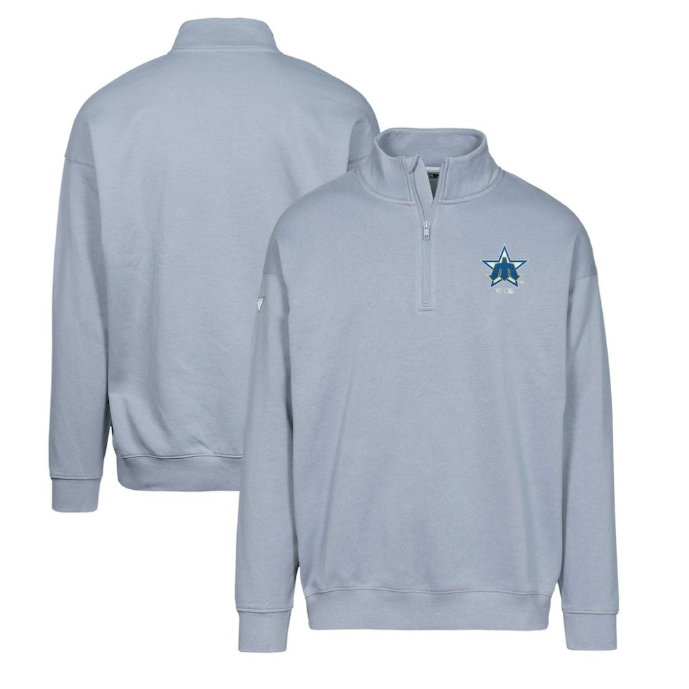 Seattle Mariners Levelwear Murray Core Logo Quarter-Zip Pullover Top Sale