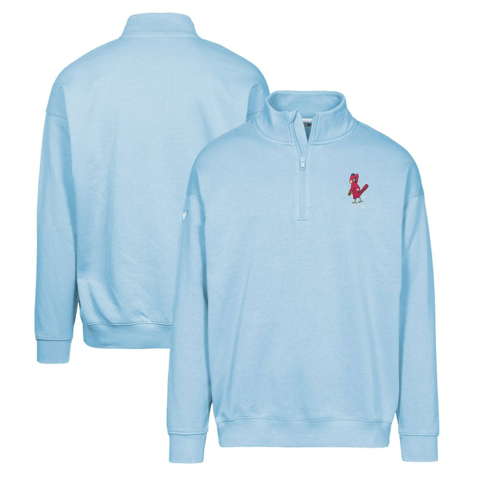 St. Louis Cardinals Levelwear Murray Core Logo Quarter-Zip Pullover Top discount
