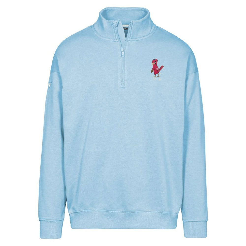St. Louis Cardinals Levelwear Murray Core Logo Quarter-Zip Pullover Top discount
