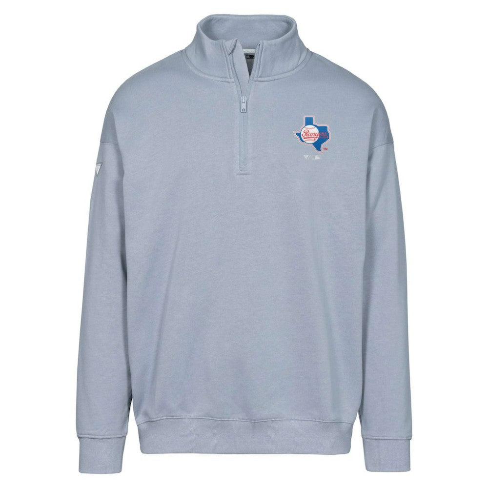 Texas Rangers Levelwear Murray Core Logo Quarter-Zip Pullover Top for sale