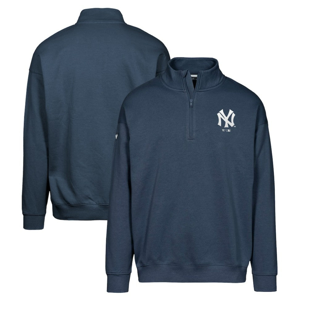 New York Yankees Levelwear Murray Core Logo Quarter-Zip Pullover Top for sale