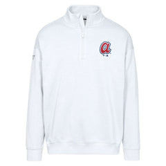 Atlanta Braves Levelwear Murray Core Logo Quarter-Zip Pullover Top Online