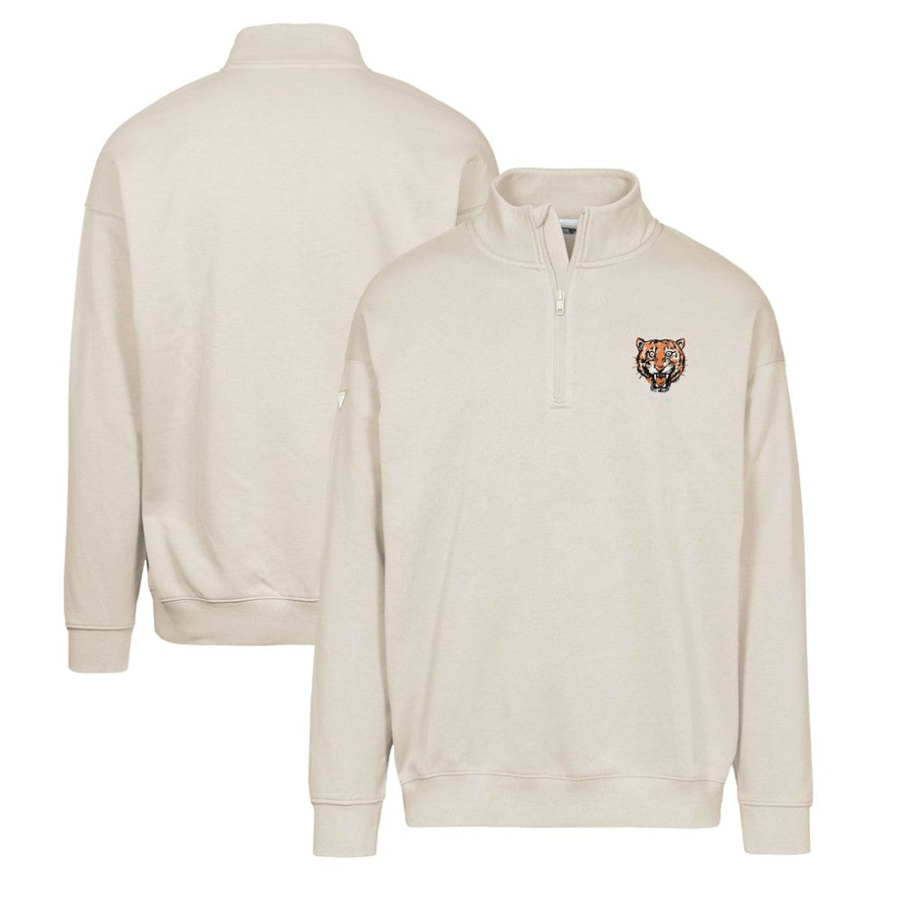 Detroit Tigers Levelwear Murray Core Logo Quarter-Zip Pullover Top Sale
