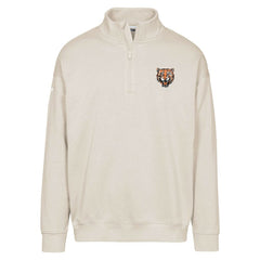 Detroit Tigers Levelwear Murray Core Logo Quarter-Zip Pullover Top Sale